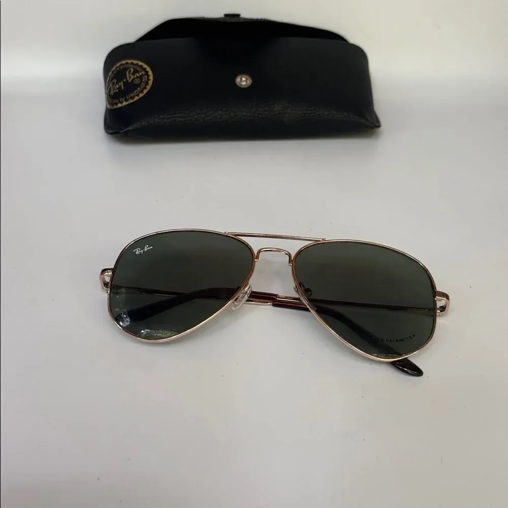 Original Rare  Ray Ban  1980’s Gold Frame Aviators R3485MXGL / Hand Polish